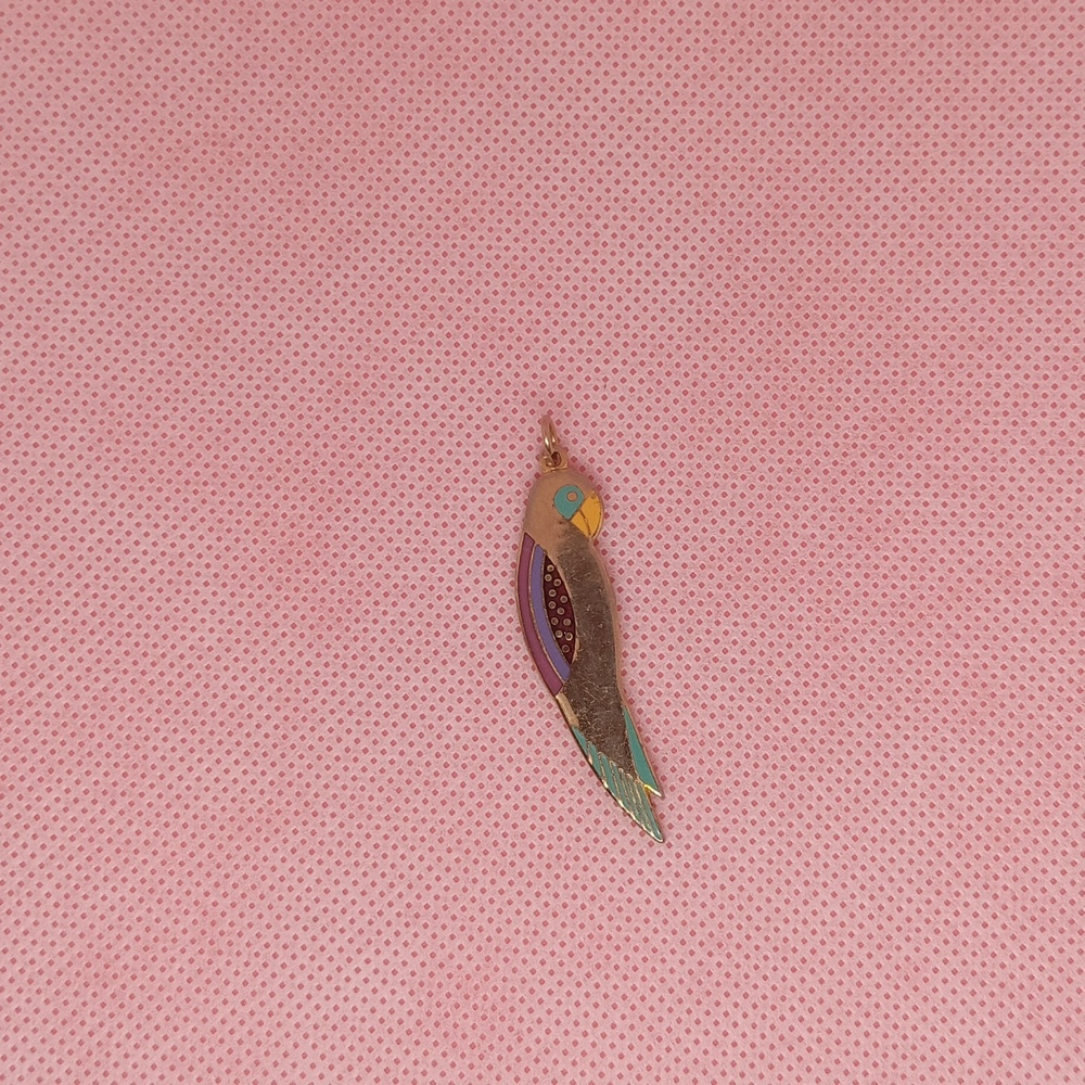 Laurel Burch Parrot Pendent